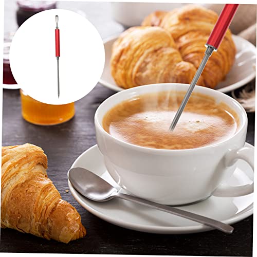 Hemobllo Latte Agulha Cappuccino Arte Espresso Tiro Jarro De Espuma De Leite Espresso Decoração Arte