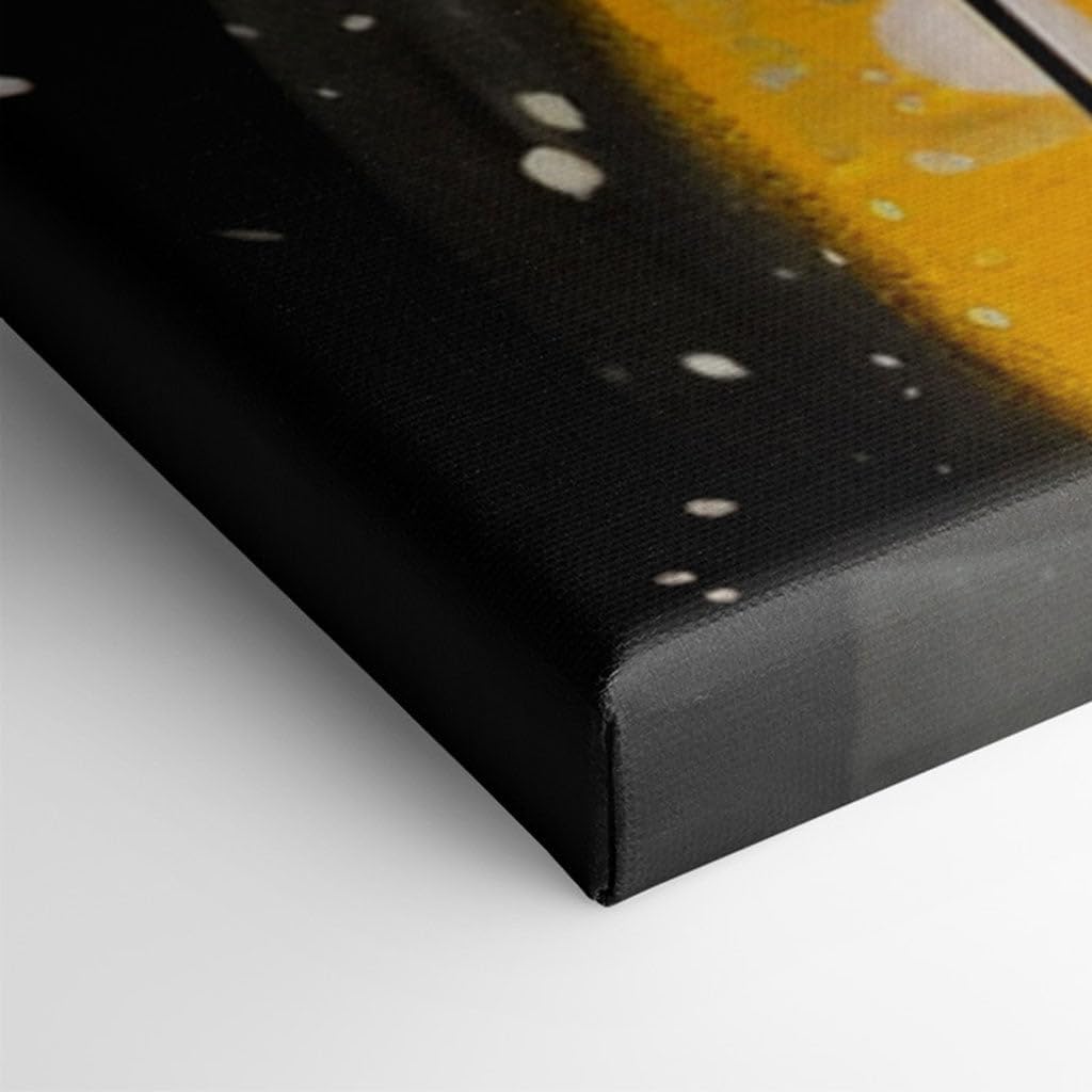 Canvas for Living room. Energizing Abstract Vistas: A Dance of Shapes and Vivid Hues, 27 x 18 inch Canvas Wall Art - Contemporary Masterpieces - Modern Home Decor