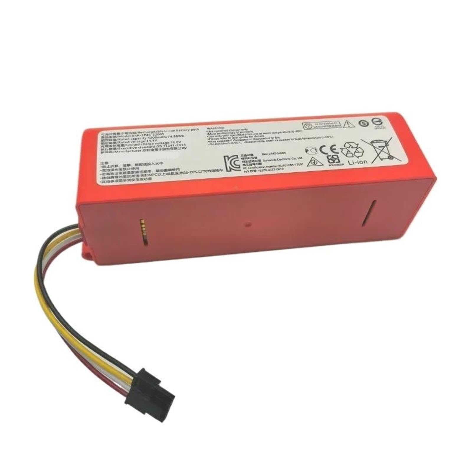 Batteria Ricaricabile, Compatibile Con Roborock, Pulitore T4 T6 T7 S7 S8