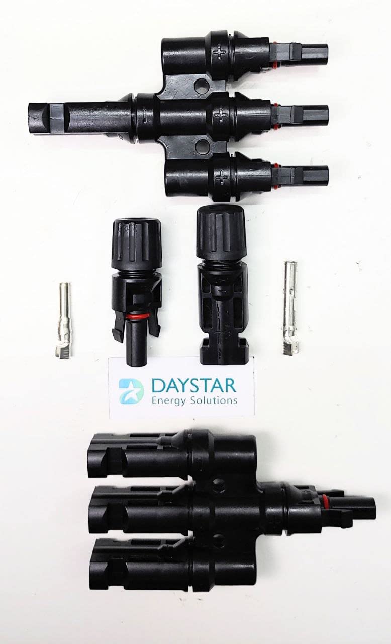 Daystar Solutions MC4 Branch 3 in 1 T3 Connector (1500V/50A) with Solar MC4 Connector (1+1 Pair)-image-19