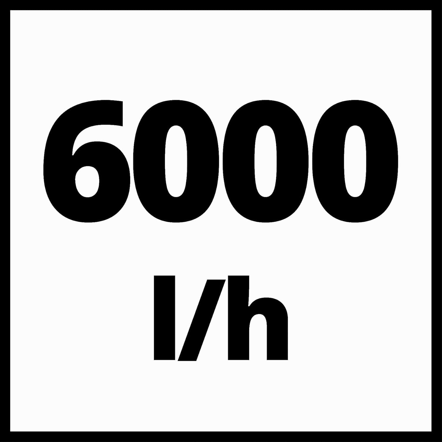 Einhell Tiefbrunnenpumpe GE-DW 1155 N-A (1.100 Watt, bis zu 6.000 L/h, max. Förderhöhe 55 m, Pumpendurchmesser 98 mm, 22 m Netzkabel, Automatikfunktion)