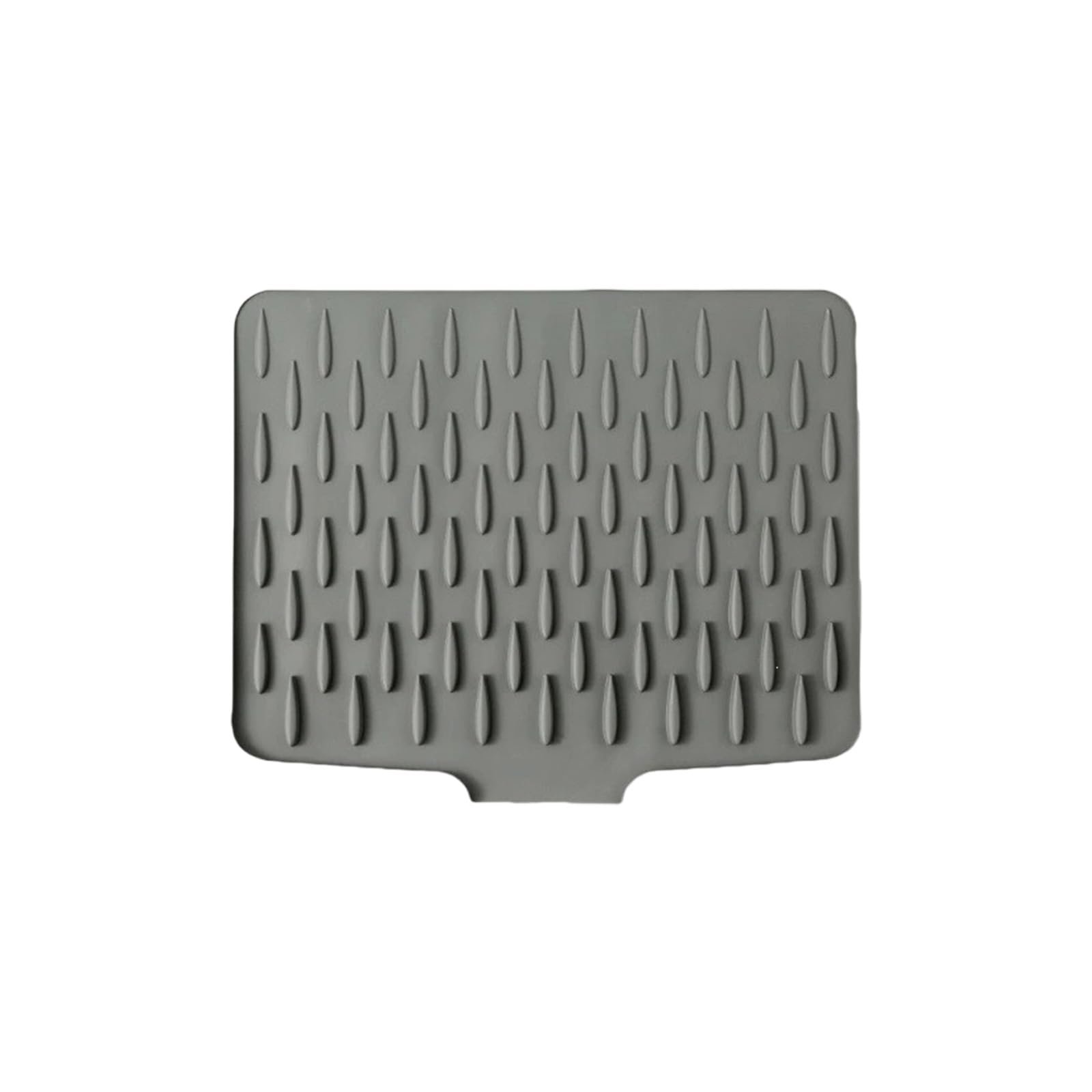 Kalttoy Thickened Angled Countertop Mat Silicone Drying Rack for Dishes Drainage Silicone Draining Mat Countertop Sloped