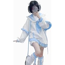 Tenshi Kaiwai Hoodies - Tenshi Kawaii Jirai Kei Tops Gyaru Clothes Y2K Cutecore Harajuku Outfits 2000s Jfashion