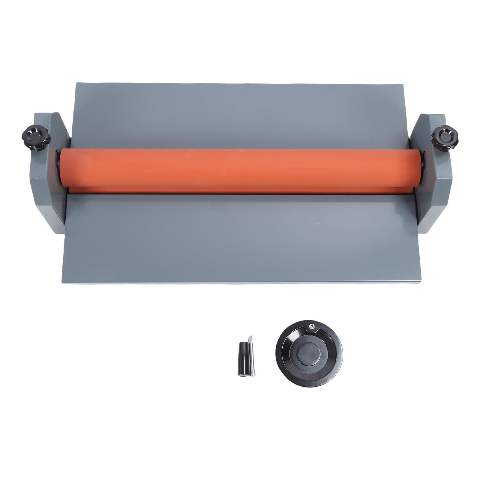 Manuelle Kaltlaminiermaschine, Handkurbel-Kaltlaminator, verstellbare Gummirollen, für Dokumentfoto-Poster, Buchcover, Kunstwerke, Malerei und Großformatdruck-Laminierung