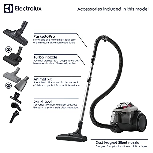Aspirateur ELECTROLUX Sans Sac Puissant Silencieux - EL61A4UG - Aspirateur Traineau Cyclonique & Compact / 6 étapes de filtration - Image 3