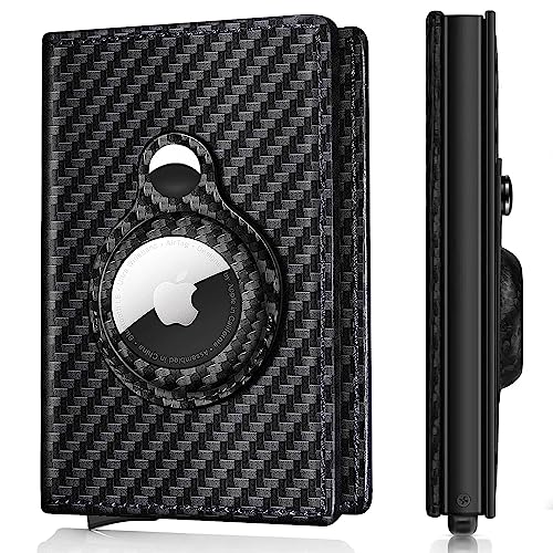 ZIKEE Men Minimalist, Airtag Wallet, Front Pocket