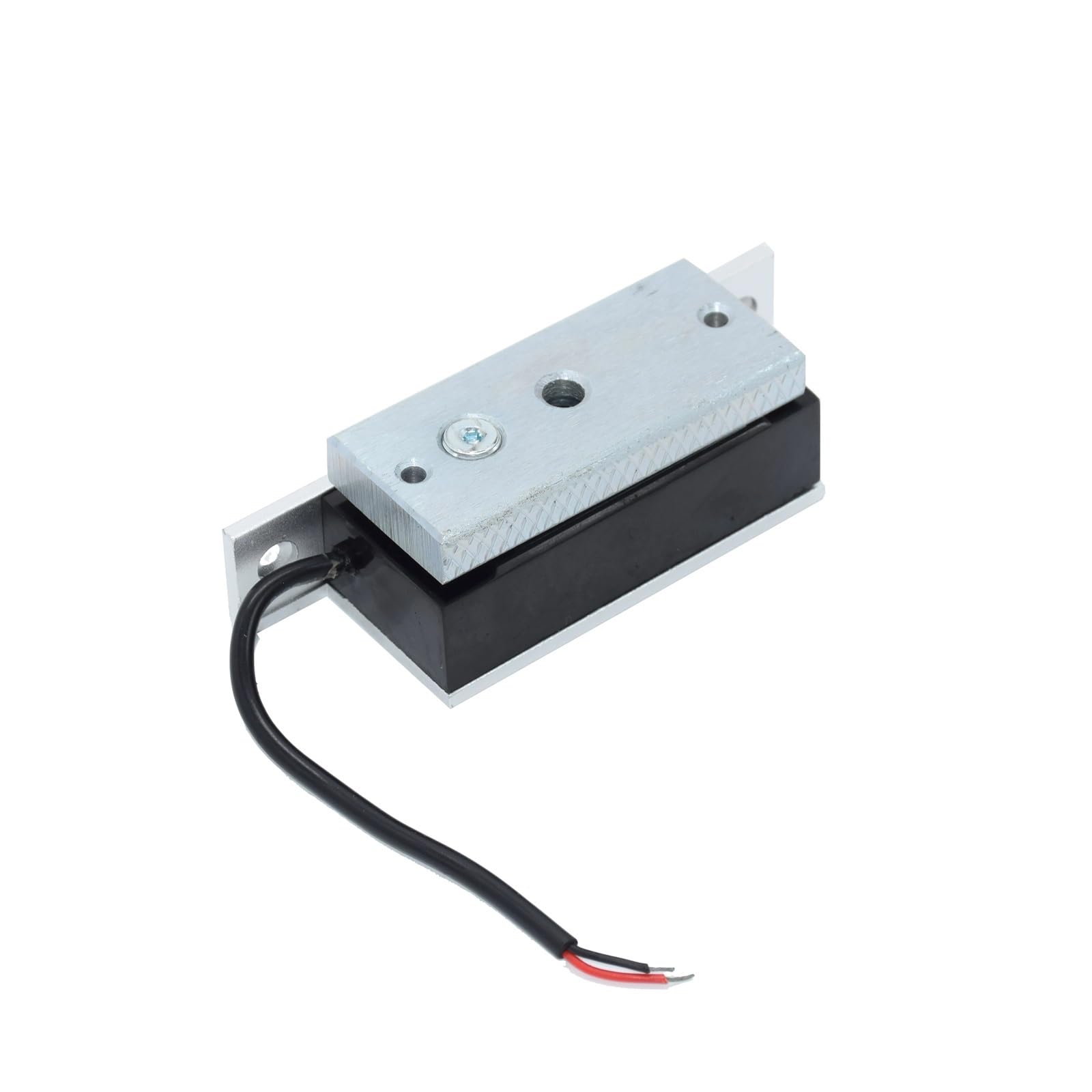 Cerradura electromagnética DC12V 24V, Cerradura de Puerta eléctrica magnética de 60Kg/100Lbs for Vitrina, Puerta de Vidrio sin Marco(12V)