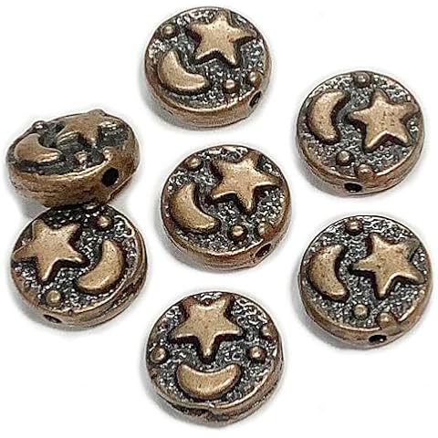 Copper Spacer Beads 69Pcs Flat Beads for Jewelry Making Supplies for Adults Small Seed Beads for Necklace Earring Bead Bracelet Making Kit Beads Bulk Silver Jewelry Set 9mm Cover