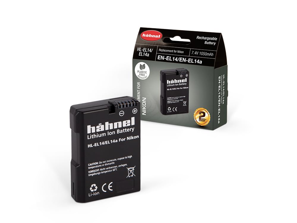 Hahnel HL-EL14 Nikon Type Li-ion Battery Replacement for EN-EL14
