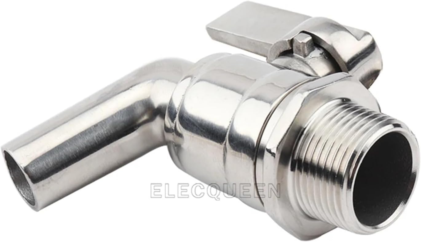 Brewing Accessories 3/4" Drain Valve Working Pressure 200PSI Sanitary Faucet Drink Faucet Beverage Tap Home Brewing Brewing Accessories