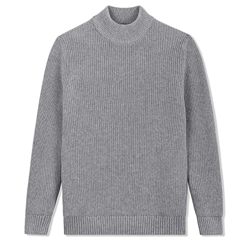 Image of Kid Nation Boys Sweater Cotton Quarter Zip Sweater Kids Cable Knit Pullover | Casual 1 /4 Zip Sweater for Child 3-14 Years (Previously Amazon Essentials)