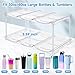 Stackable Water Bottle Organizer for Stanley 40 oz Tumbler, Water Bottle Holder for Cabinet, Pantry Kitchen Organizers and Storage for Stanley Cup Accessories, Tumbler Organizer and Wine Rack, 3Pack