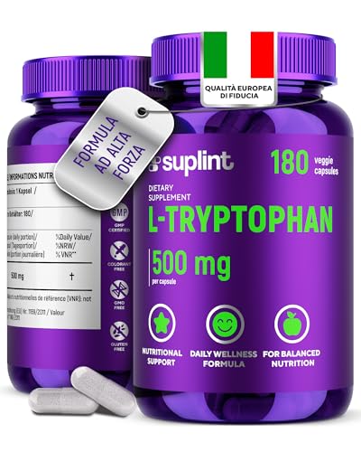 L-Triptofano 500 mg Capsule, 180 pz
