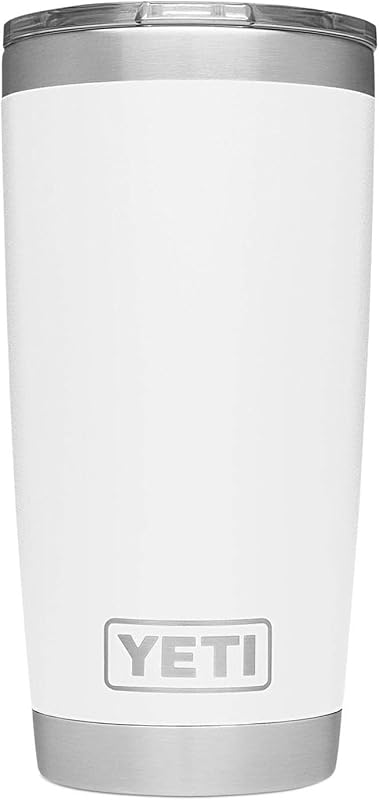 Vaso aislado al vacío de acero inoxidable YETI Rambler de 20 oz con tapa deslizante MagSlider