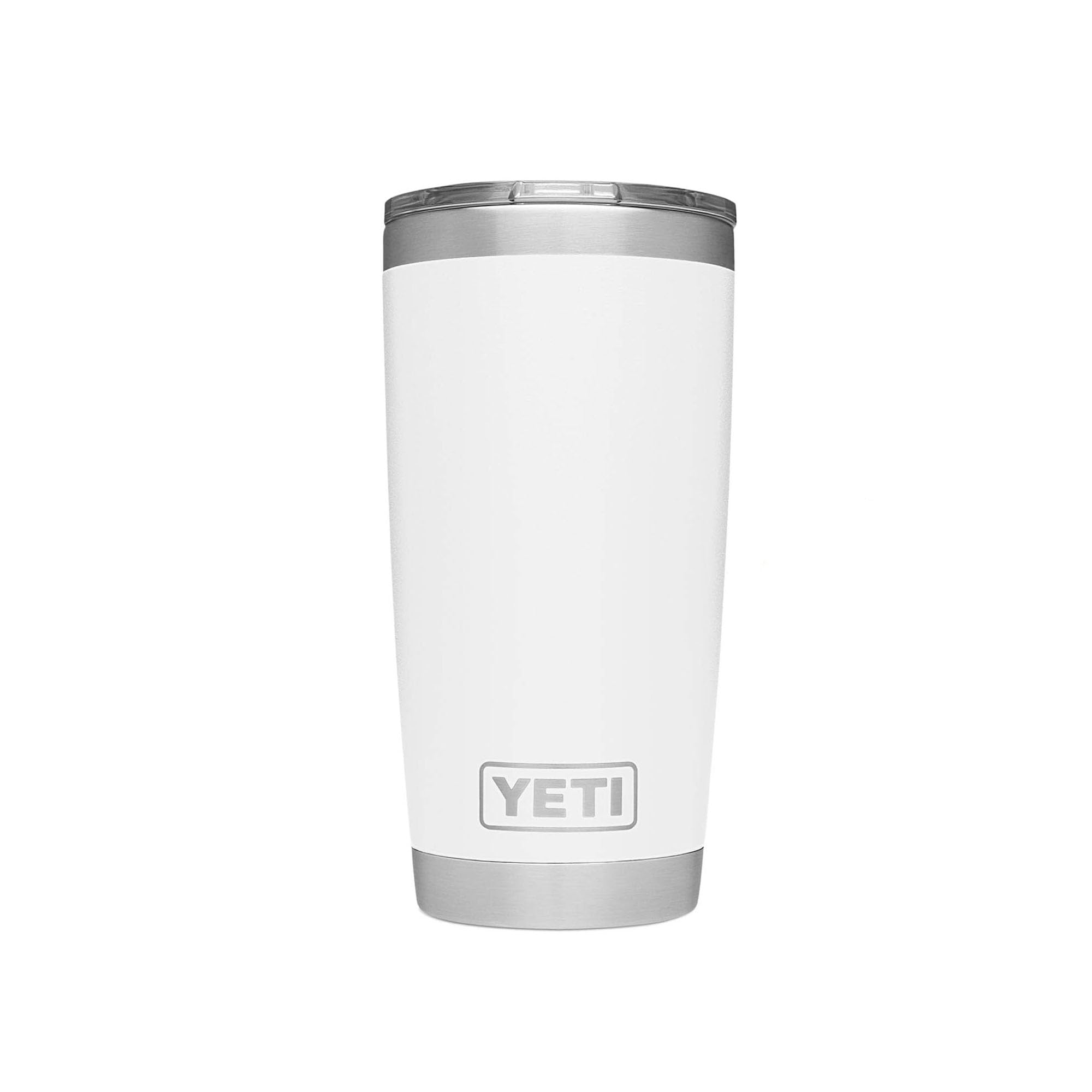 YETI Rambler 20 oz Stainless Steel Vacuum Insulated Tumbler w/MagSlider Lid White 20 Ounces