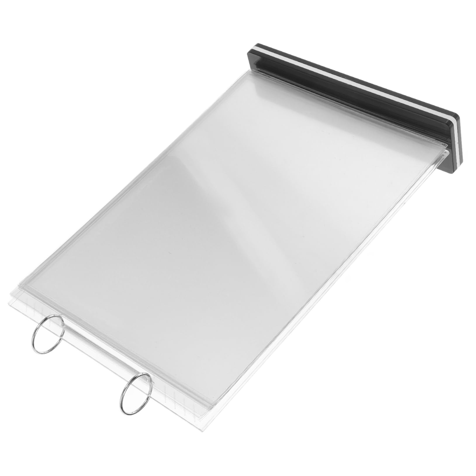 OSOLADY Tabletop Menu Flip Chart Double Sided Display Rack Desk Organizer Restaurant Sign Stand Outdoor Display Lightweight