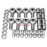 Steinjager J0048451 1 1/4' X 1' CHROMOLY HEIM FOUR LINK KIT FOR 1 1/2' ID TUBE with 5/8 misalignment...