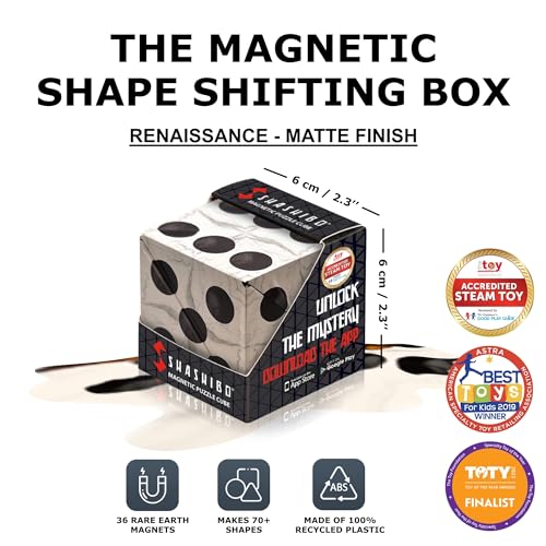 Shashibo FIMT-SHA19VP Dice Paradise - Shape Shifting Box - Award-Winning, Patented Magnetic Puzzle Cube W/ 36 Rare Earth Magnets thumb #1