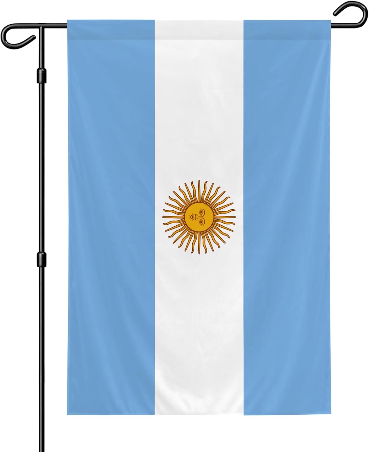 Argentina Garden Flag, 12x18 Inch Double-Sided, Vivid Color Argentine National Garden Flags, for Indoor Outdoor Party Home Lawn Decor
