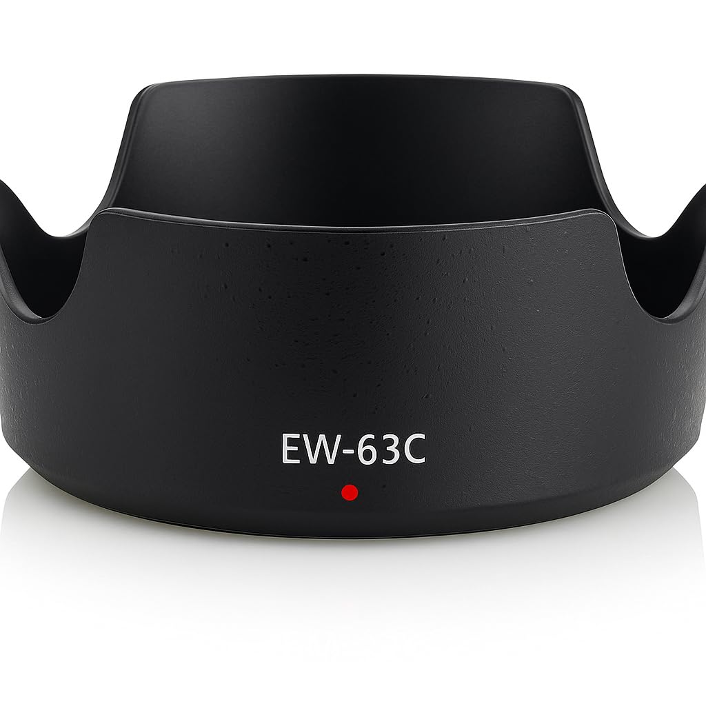 Boosty® EW-63C Replacement Lens Hood Black Color for Canon EF-S 18-55mm f/3.5-5.6 is STM Lens (EW-63C Hood)-image-43