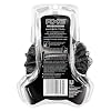 AXE Mens Shower Scrubber Tool, 2-Sided Detailer, Gray Color, Mesh Side for Lathering, Exfoliator for Smoothing Dry, Rough Skin