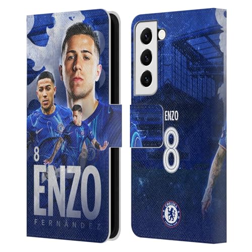 Coque Chelsea Enzo Fernández pour Galaxy S22 5G en cuir portefeuille