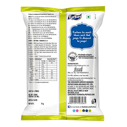 Kurkure Green Chutney Style, 68 Gram/ 70 Gram/72 Gram/ 75 Gram / 90 Gram (Weight May Vary) - Image 2