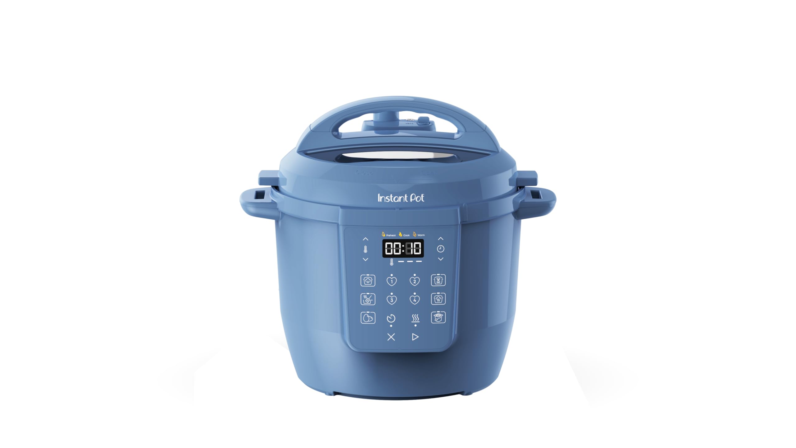 Instant Pot Multicuiseur, 5,7 L, cuiseur intelligent 7 en 1 - autocuiseur, mijoteuse, cuiseur à riz, sauteuse, yaourtière, cuiseur vapeur et réchauffeur d'aliments, Bleu Rêverie