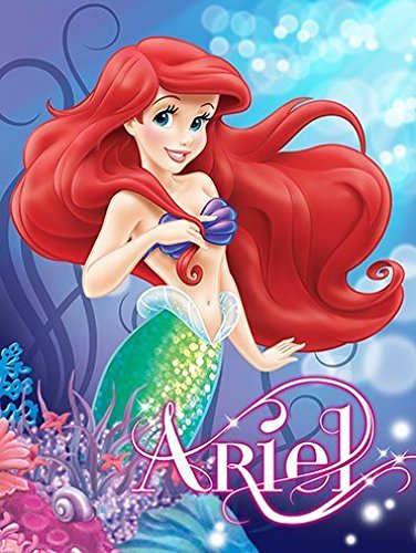 Disney Little Mermaid Sea Beauty Ariel 46x60 Micro Raschel Plush Throw