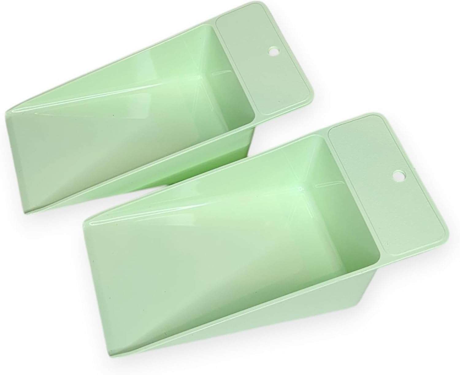 Tupperware Set of 2 Canister Scoops Mint Green