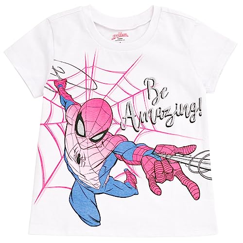 Image of Marvel Spider-Man Girls' T-Shirt and Tutu Skirt Set Toddler to Big Kid
