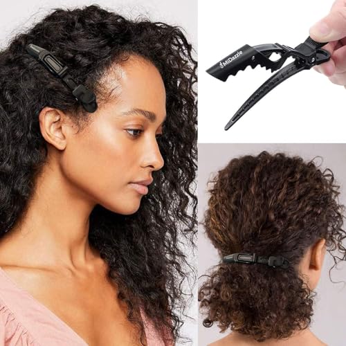Image of Hair Bun Maker Donut Set, 3 Sizes, Black, with 3 Hair Clips