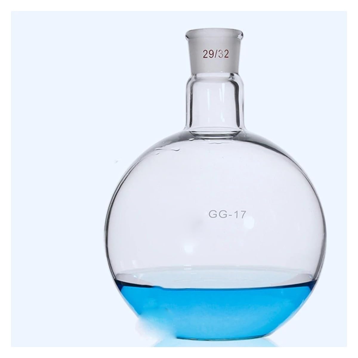 1 część/partia płaskie dno 50/100/150/250/500/100 0/2000 ml jedna usta krótka szyjka laboratorium kolba szklana do laboratorium (1000 ml kaliber 19)