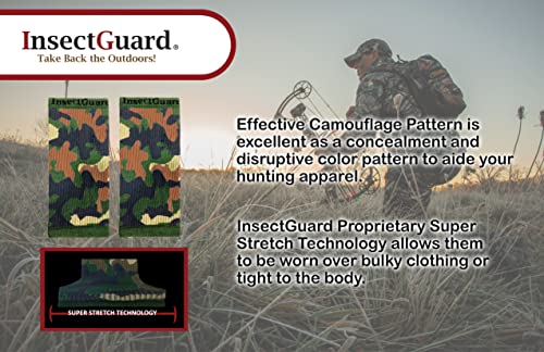 InsectGuard XW - Permethrin Treated Tick Gaiters / Sleeves and Mosquitoes Flies Chiggers & More Insect Repellent Extra Wide 10” Long Pair (White) - Thumbnail 3