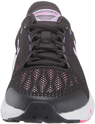 Under Armour Girl's Grade School Charged Rogue Sneaker, Jet Gray (100)/Jet Gray, 5 | Image 1