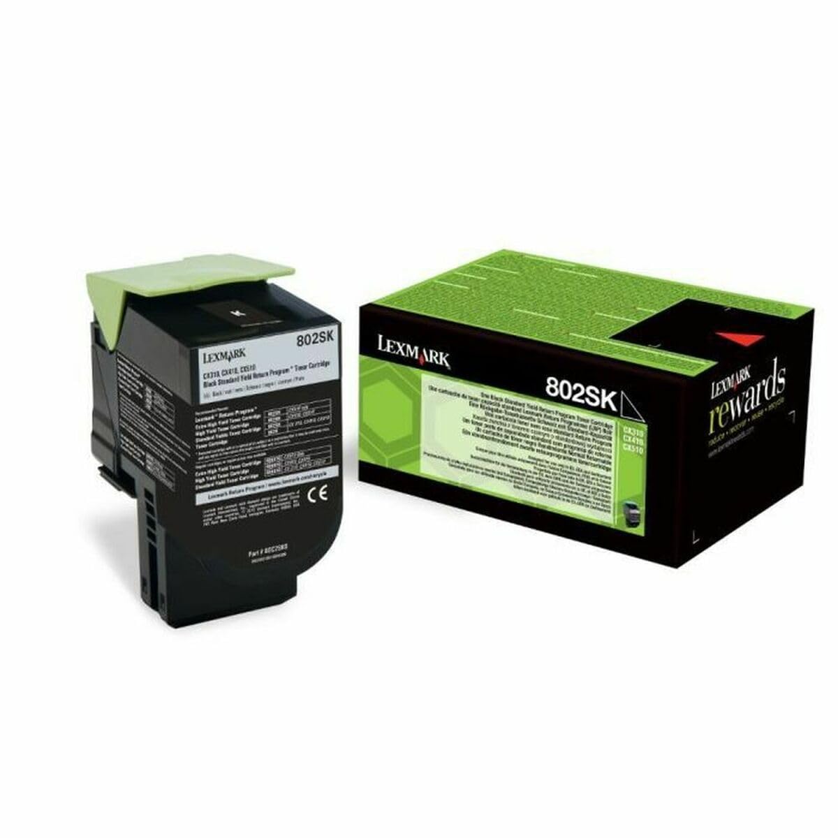 Lexmark Black 80C2sk0/802Sk Toner-Kit Return Program. 2.5K Pages Iso/I