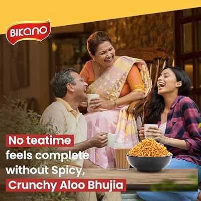 Bikano Aloo Bhujia, Indian Namkeen, (14.1oz)