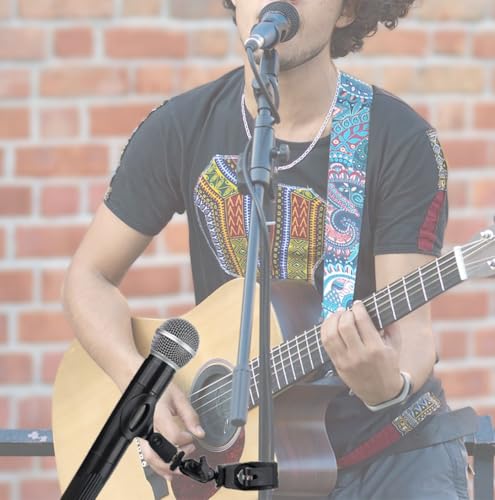 image for Hocoder Mic Crab Clamp Microphone Mount with Double Ball Head Adjustme