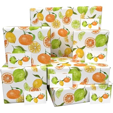 Luxury ECO Citrus Fruit Gift Wrap Cover