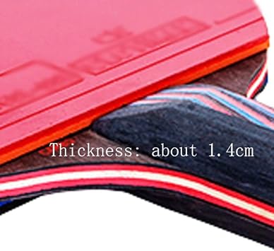 Carbon bat Table Tennis Racket with Rubber Pingpong Paddle Short Handle Tennis Table Rackt Long Handle