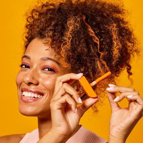 Hally Shade Stix - Temporary Hair Makeup, Patent-Pending One-Day Washable Hair Color, Transfer Proof - Replace Messy Chalk, Spray And Wax With One Wash Hair Color For Kids, Teens, And Adults - Orange #TOP3