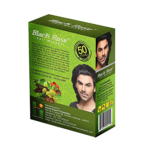 Black Rose Kali Mehandi 30 Sachets 10Grm con Cepillo miniatura 4