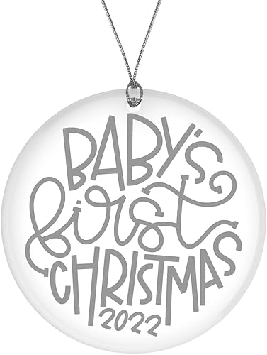 BAD BANANAS Adorno de Navidad comprometido - Nuestra primera Navidad comprometida 2022 - Adorno de cristal de 3 pulgadas - Decoraciones de BAD BANANAS Adorno de Navidad comprometido - Nuestra primera Navidad comprometida 2022 - Adorno de cristal de 3 pulgadas - Decoraciones de