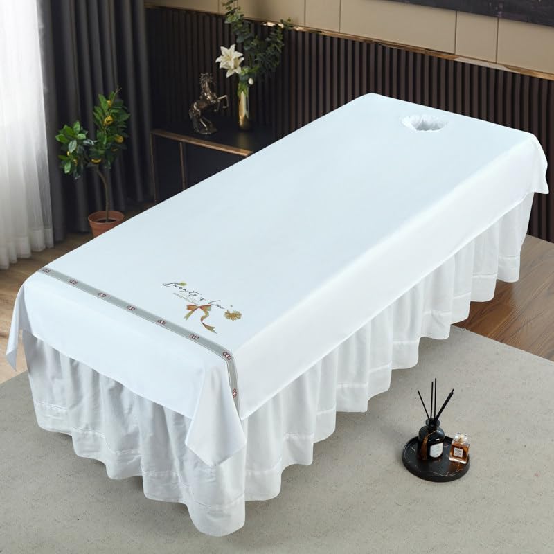 Drap housse table de massage imperméable pour éviter les taches d'huile en salon