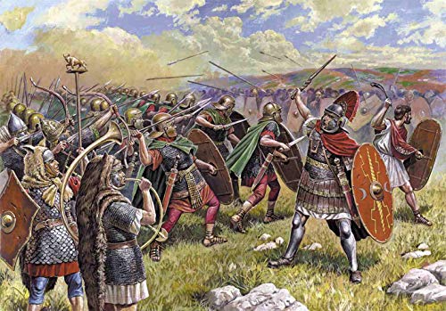 Zvezda 8052 - Roman Auxiliary Infantry (I. BC II. AD) - Plastic Model Soldiers Kit Scale 1/72 1