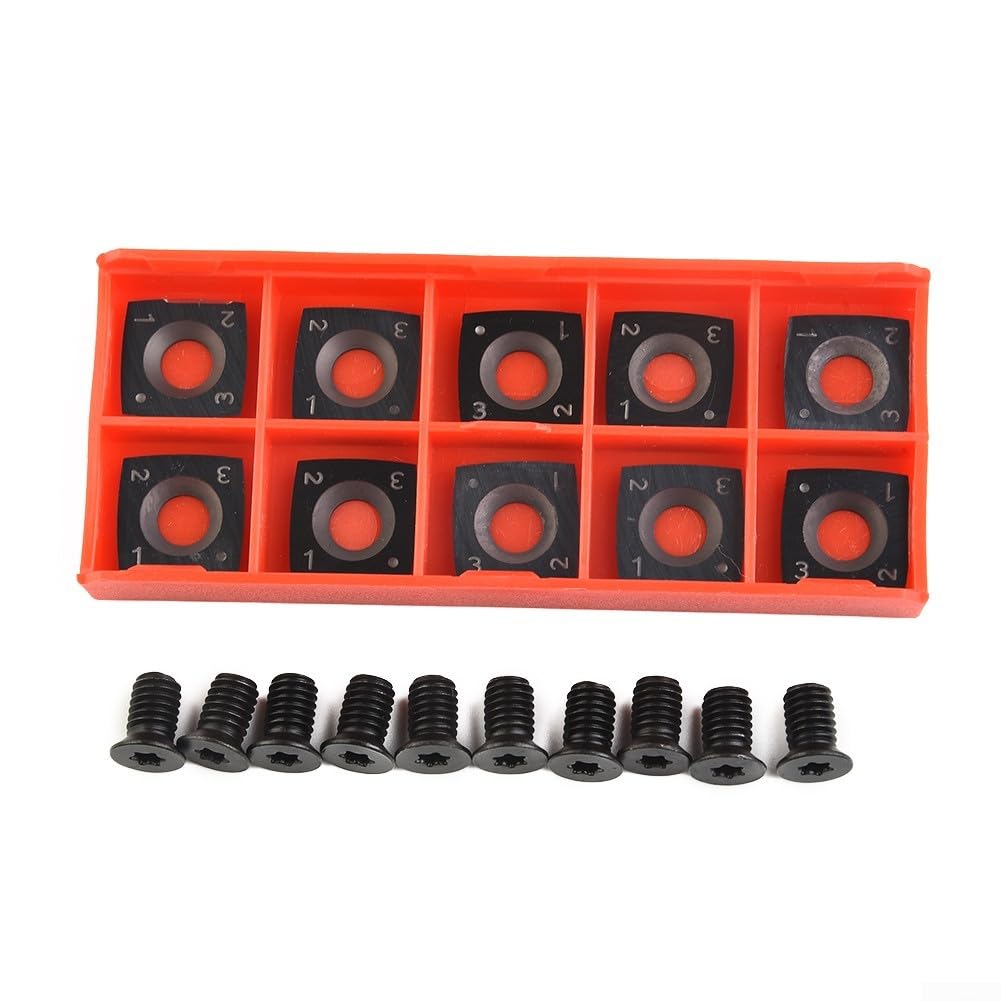 Améliorez votre tête de rabot avec des inserts en carbure, 10 pièces 15 x 15 x 2 5 mm R150, longue durée de vie