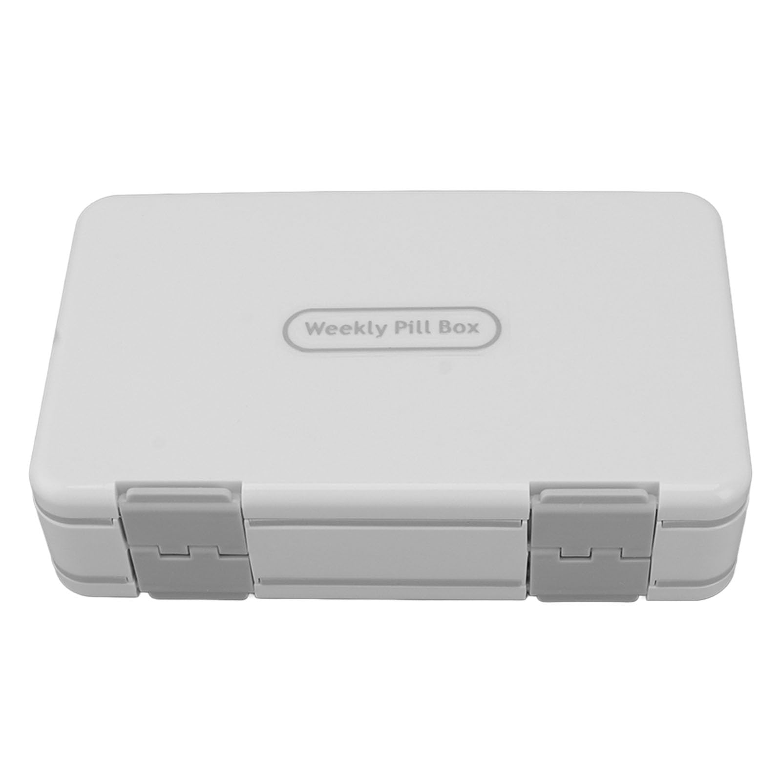 Pilulier hebdomadaire 24 cellules en PP blanc double couche - 8