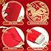 AIERSA Red Envelopes Chinese 2026, 12 Pcs Chinese New Year Red Envelopes for Lucky Money, All-Occasion Ampao Red Envelopes Gift Card Holders Raised Patterns Reusable Horse Year Hongbao