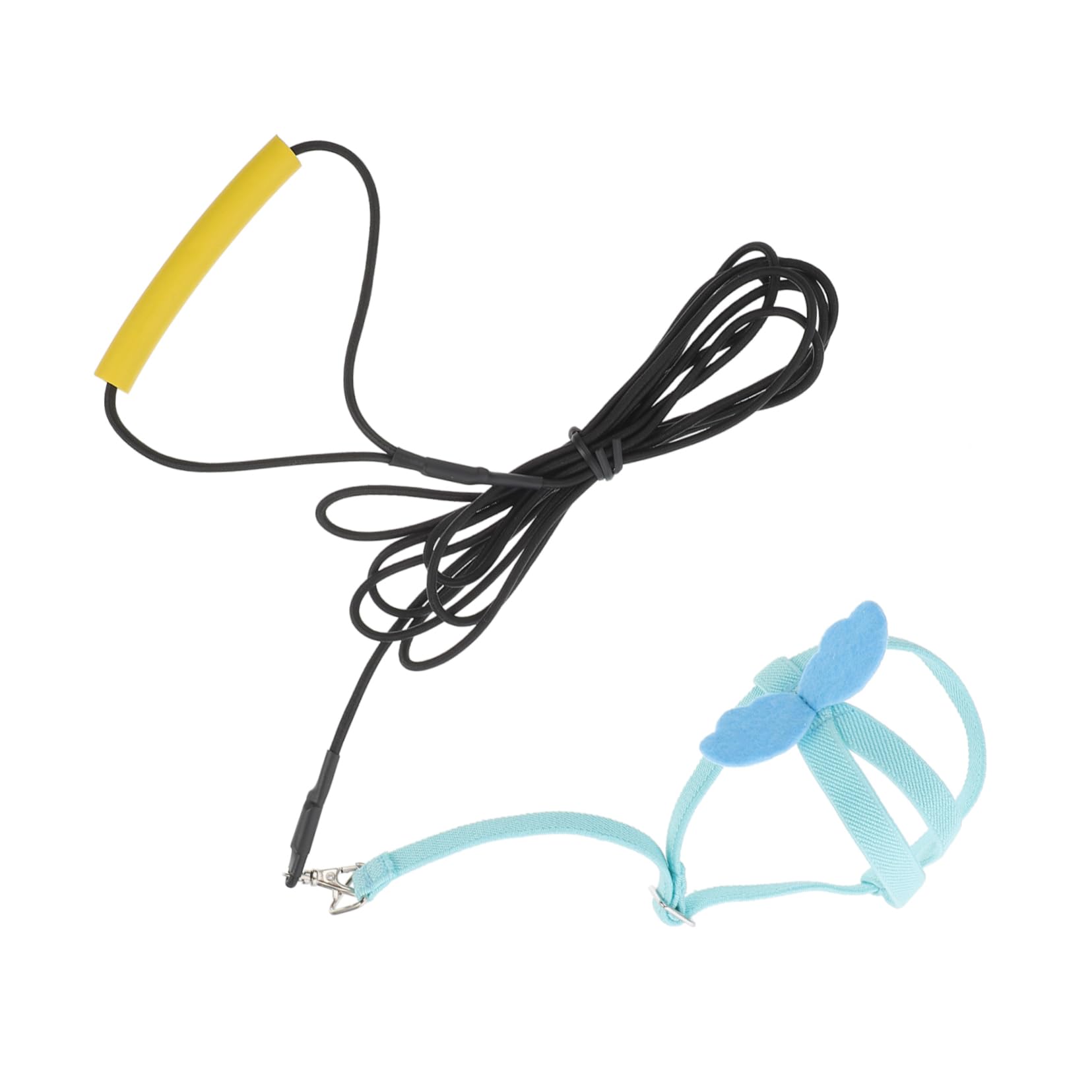 Toddmomy 1Pc Adjustable Bird Harness for Outdoor Flying Lightweight Parrot Leash with Bright Colors for Cockatoos and Cockatiels for Safe Bird Activities and Training