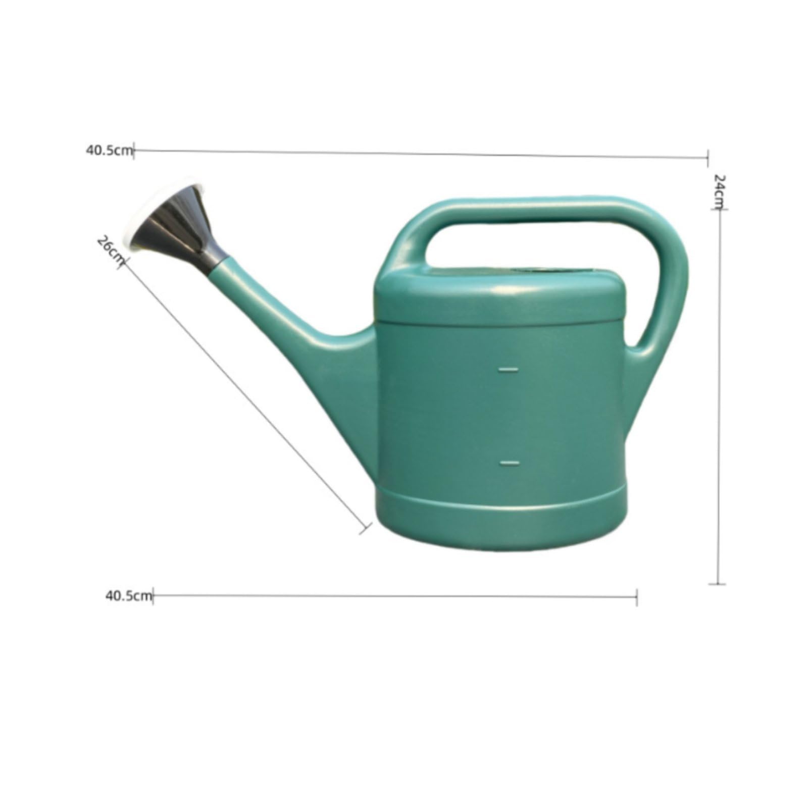 Blumengießkanne großes Fassungsvermögen Gießkanne mit Brausekopf Bewässerungsgerät für Hobbygärtner, Pflanzenliebhaber, 10L
